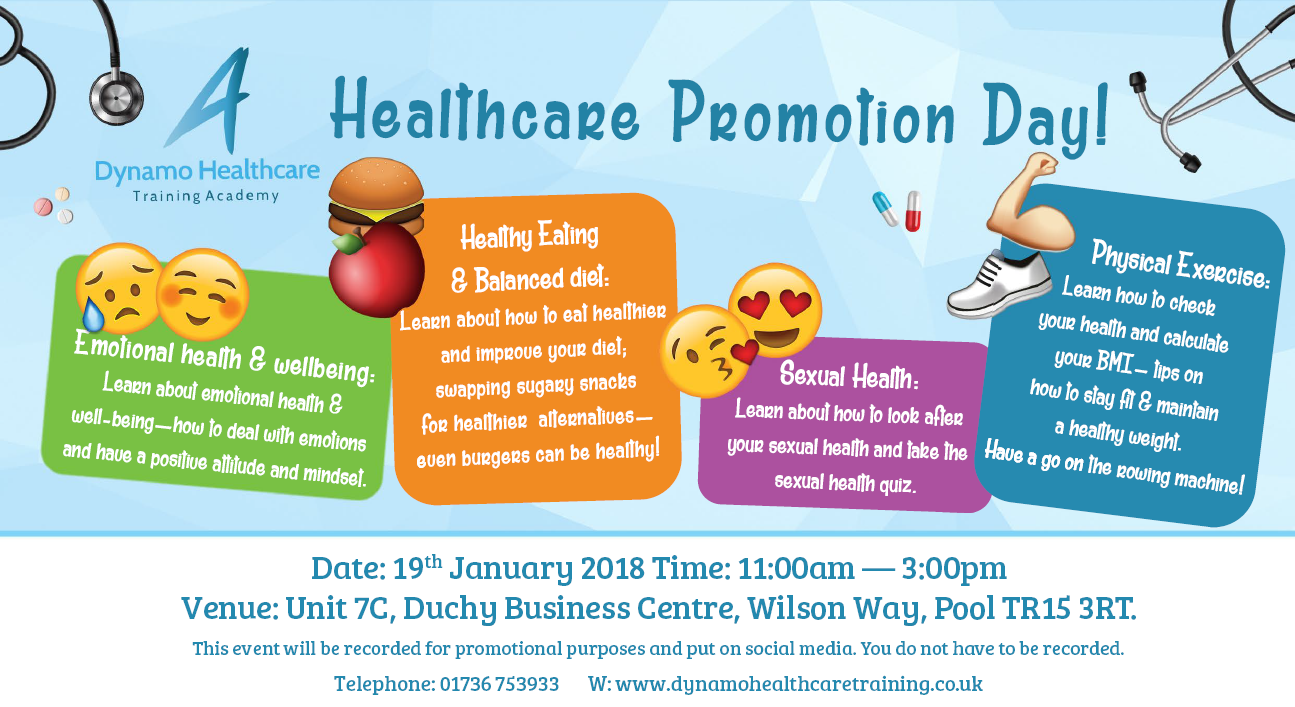 Health Promotion Event 2018 Dynamo Healthcare Training